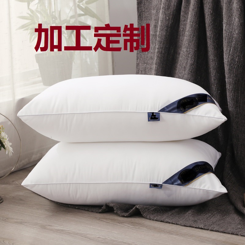 Индивидуальная подушка Эртон, подушка для отелей пятизвёздочного класса, перьевая, велюровая, для шейного отдела позвоночника