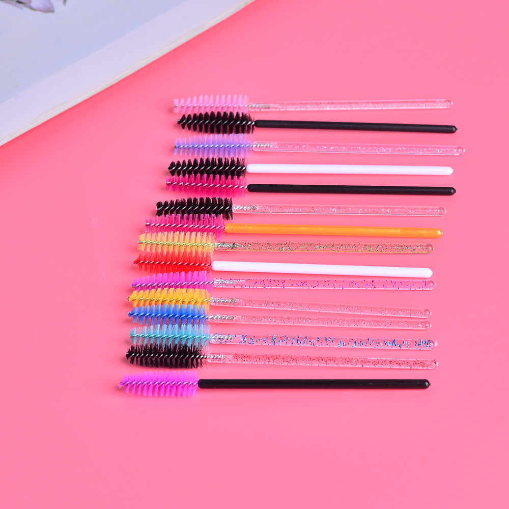 Disposable Eyelash Brush Eyelash Comb Makeup Tools Eyebrow Comb Curl Eyebrow Brush Nylon Makeup Brush