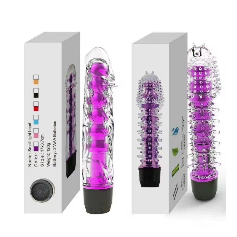 Crystal vibrator small bald dragon mustard barbed massage fun masturbation women's vibrator wholesale a generation of hair