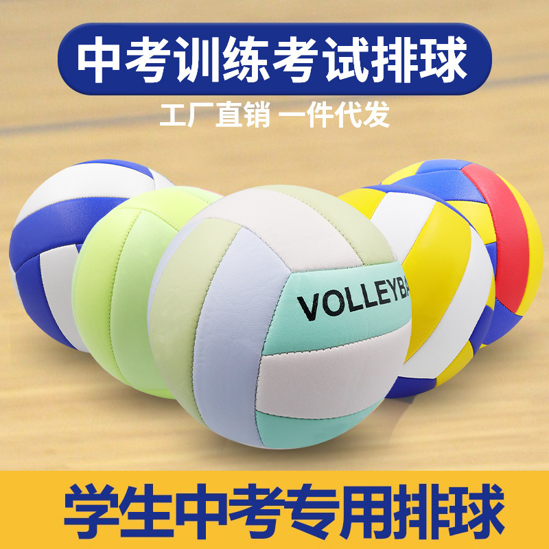 Volleyball No.4 No.5 Primary School Children's Senior High School Entrance Examination Special Soft Training PU Skin Machine Sewage Soft Beach Volleyball Wholesale