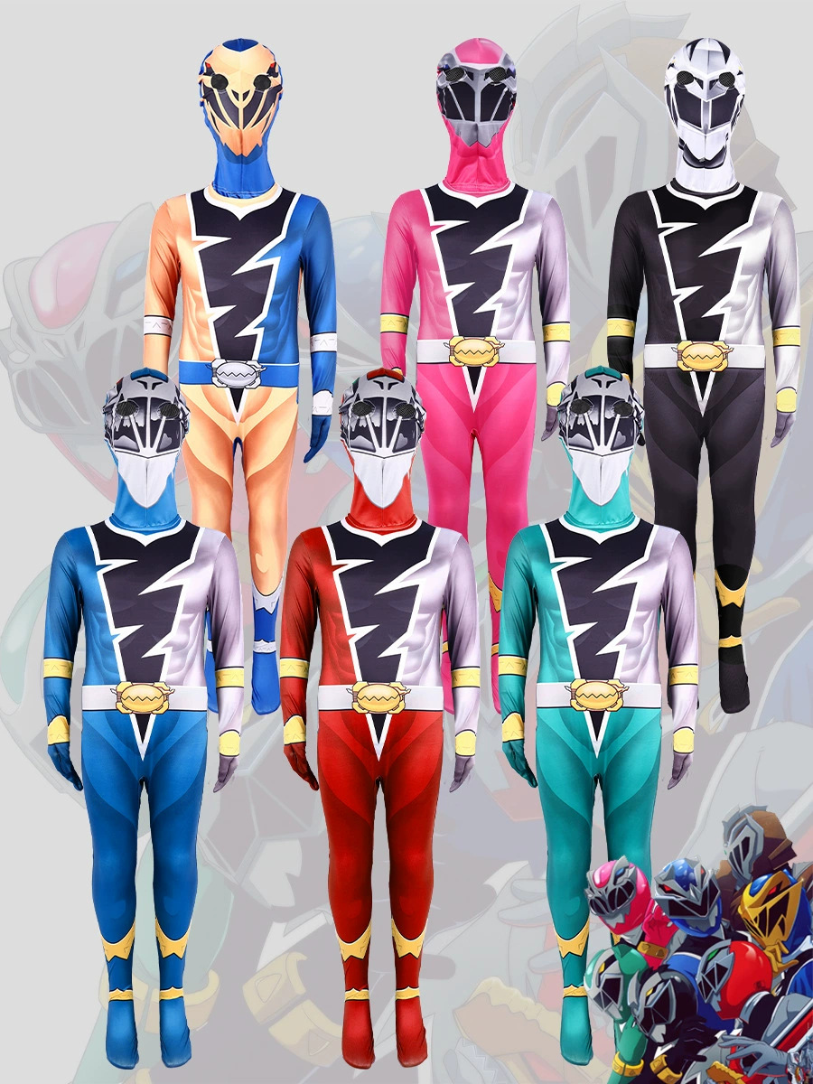 Костюм для косплея на Хэллоуин Amazon Необычный динозавр рыцаря Команда камуфляжный комбинезон