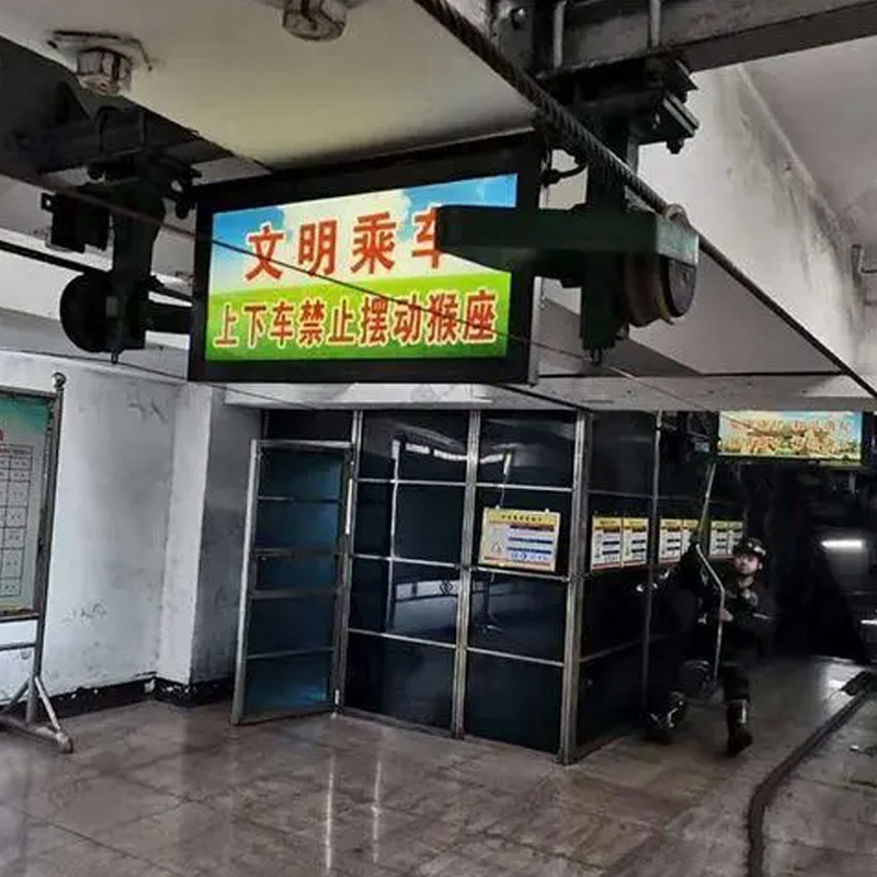 Factory direct stainless steel warning slogan display mine explosion-proof light box mine intrinsically safe LED light box