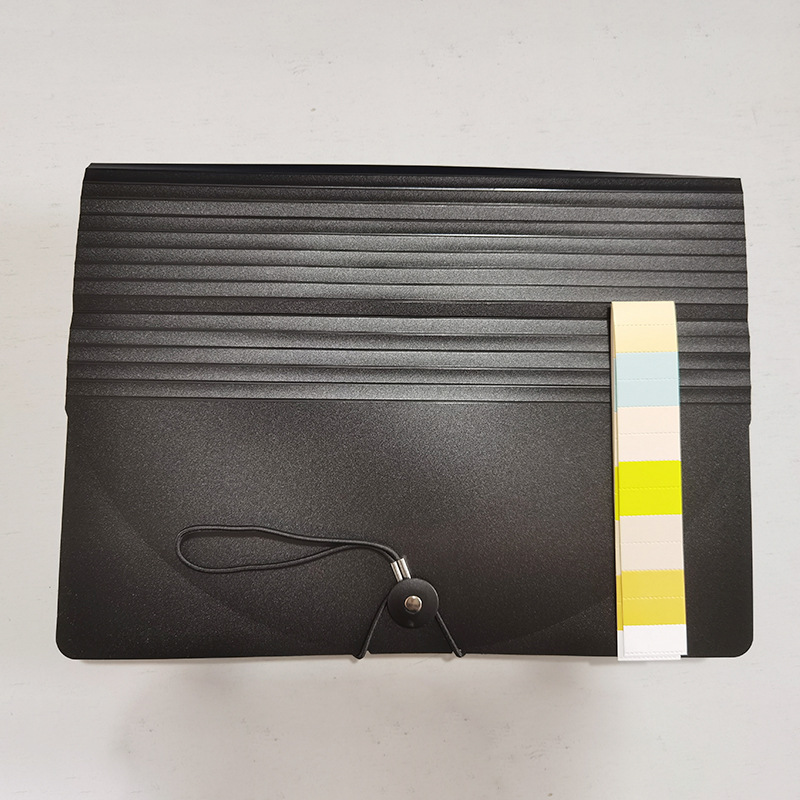 Student Office 18-line 24-layer data package color test paper folder organ bag organizing folder printable logo