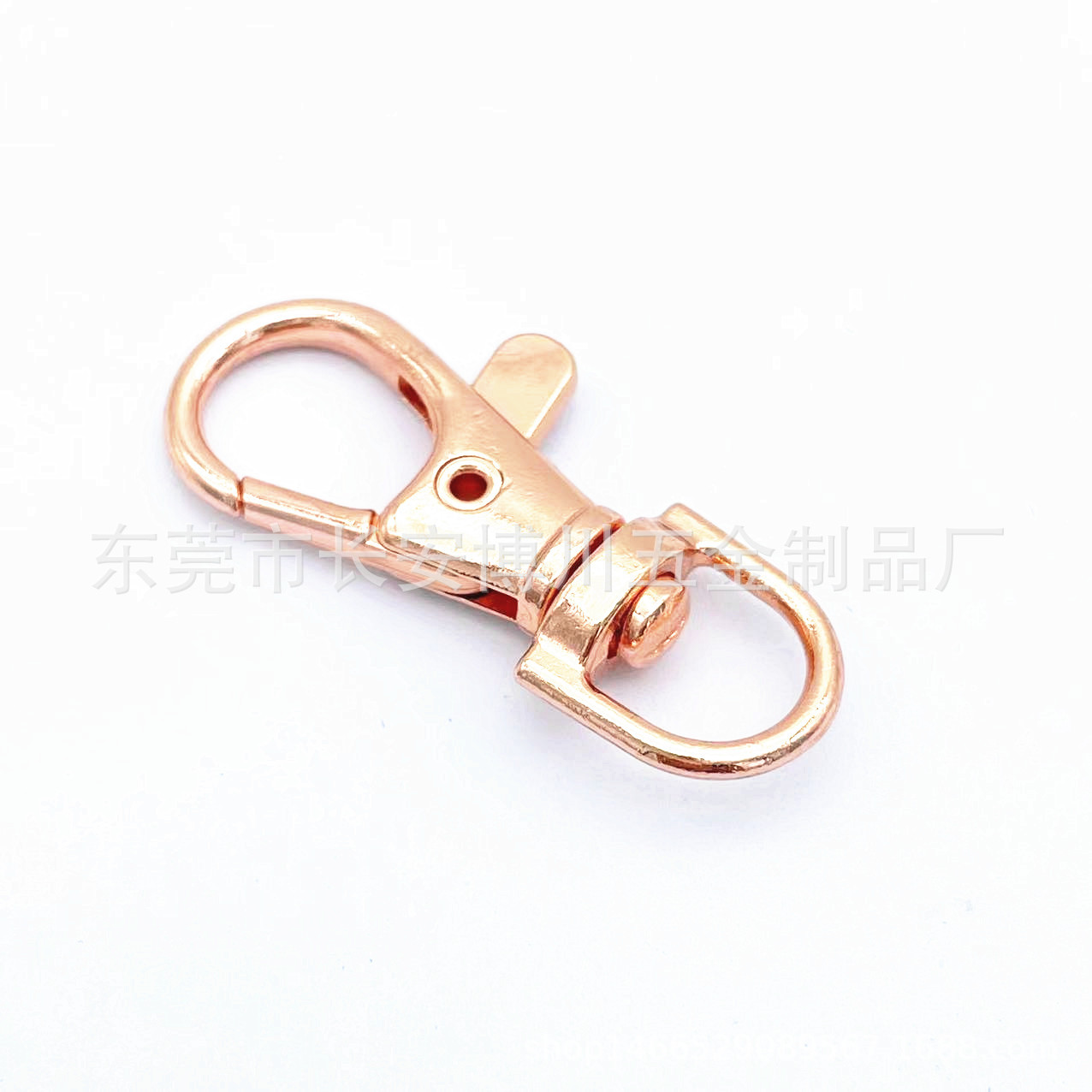 Dongguan manufacturers spot batch of zinc alloy dog buckle metal fish mouth buckle plush toy pendant buckle