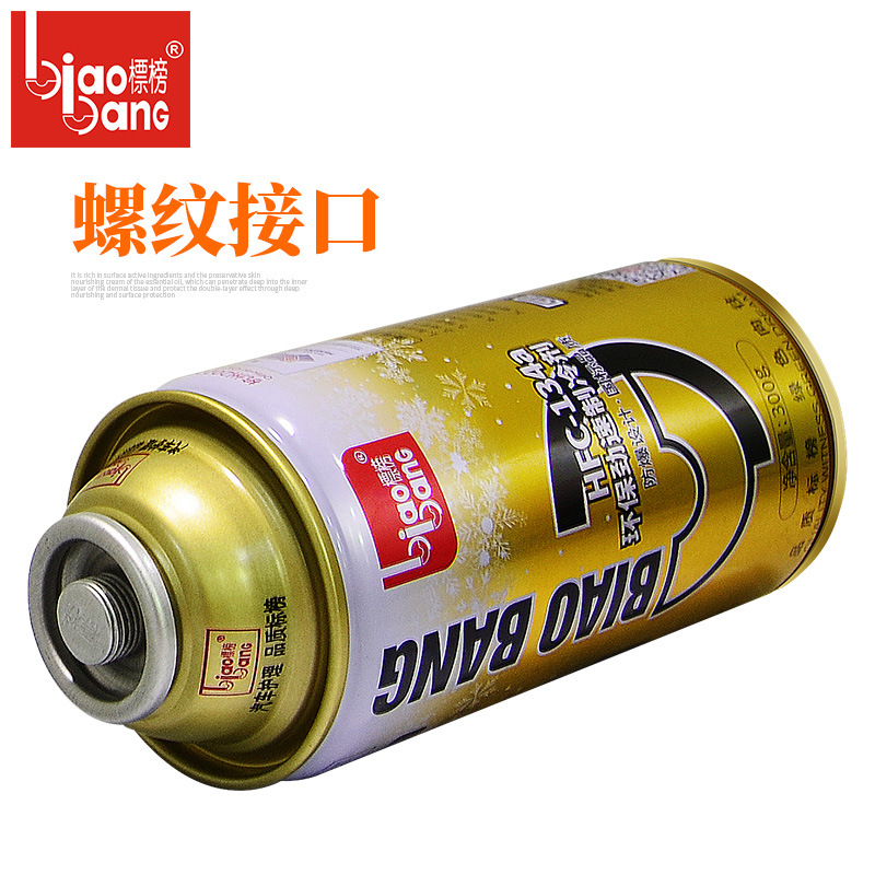 Flaunt R134a Environmental Protection Snow Refrigerant Special Refrigerant for Car Air Conditioning Freon-free Summer Supplies 300g