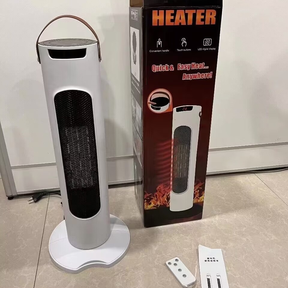 Cross-border heater household heater vertical intelligent remote control electric heater silent bathroom fast heating electric fan