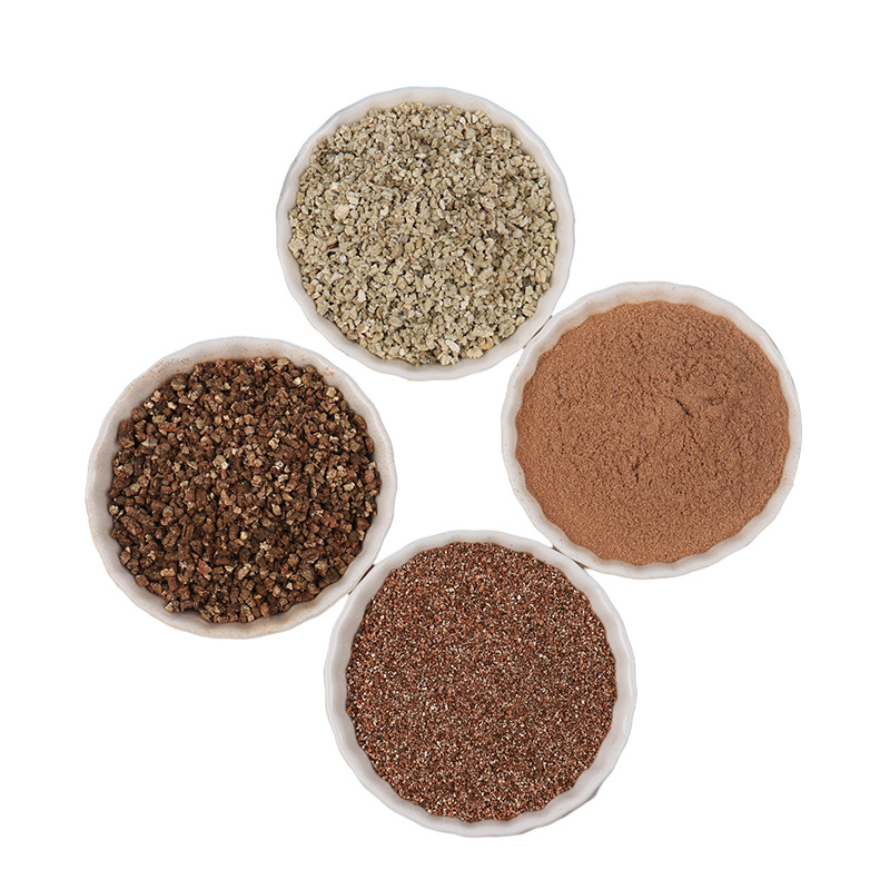 Manufacturer Wholesale Expanded Vermiculite Granules for Gardening Seedling Insulation Building Substrate Powder for Hatching Warm Babies