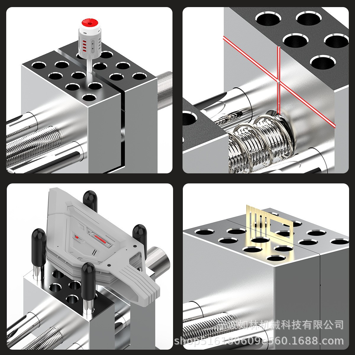 Mazha Model Tool Small Pliers Detachable Pliers Soldier Coloring Auxiliary Clamp High-Precision Mini Vise