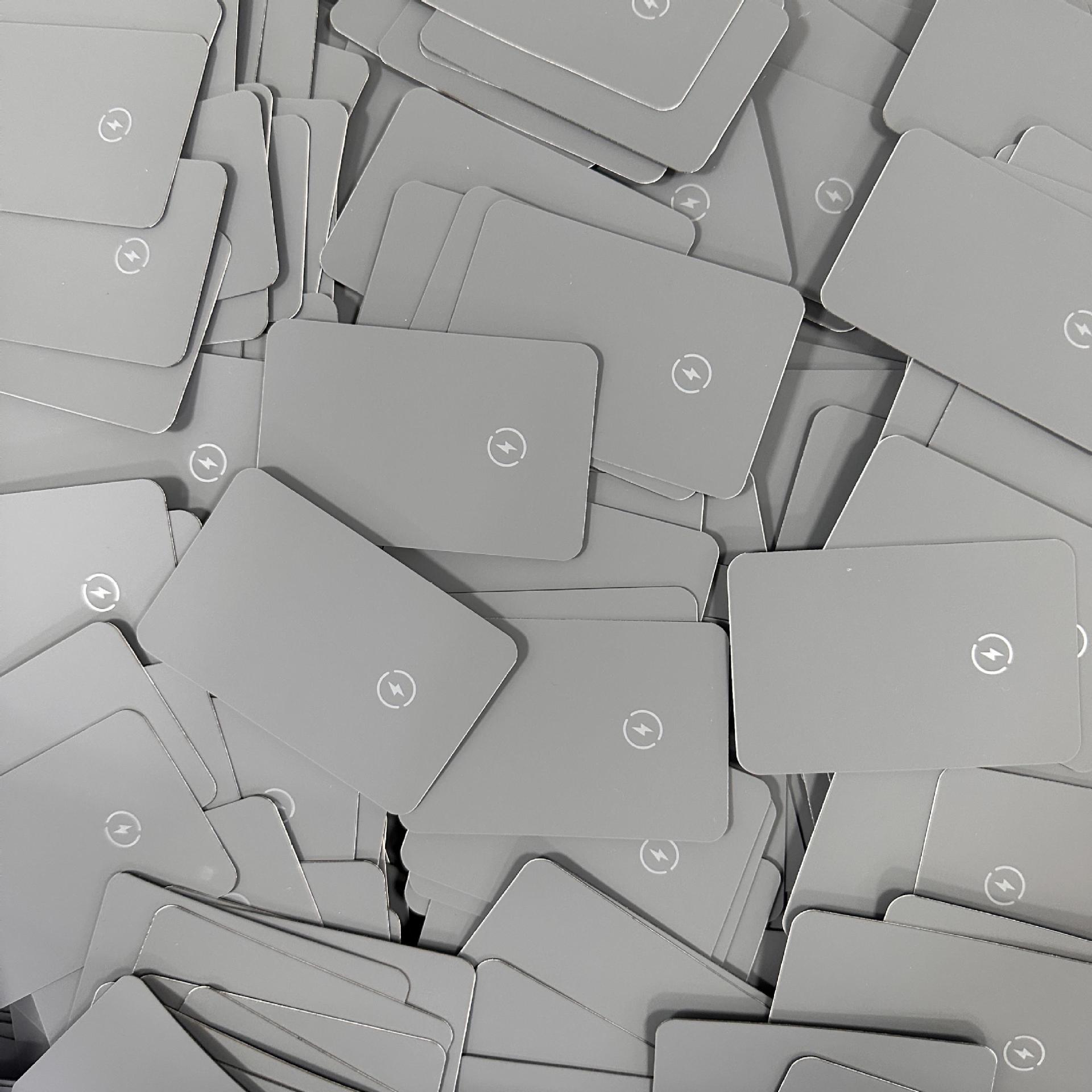 Silicone surface silk screen logo wireless charging non-slip silicone surface printing magnetic car anti-slip silicone gasket