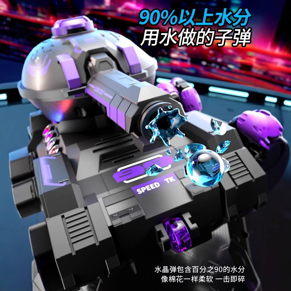 Cross-border remote control tank six-wheel stunt car 2.4G gesture induction deformation climbing cross-country remote control car children's toys