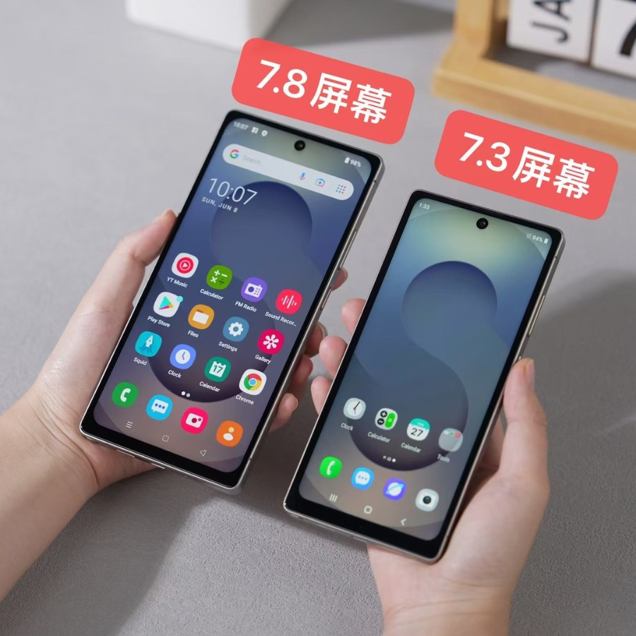 Popular S25 Ultra Cross-Border Mobile Phone 1:1 Rubber Sleeve with Perforated Super Large Screen 7.8inch Real 4g Network 8+128