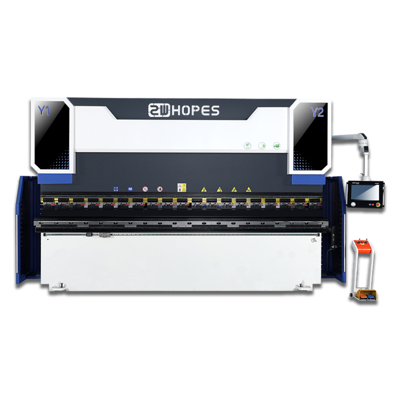 Bending machine CNC electro-hydraulic servo aluminum plate hydraulic high precision double pump oil control electric hybrid stainless steel folding machine