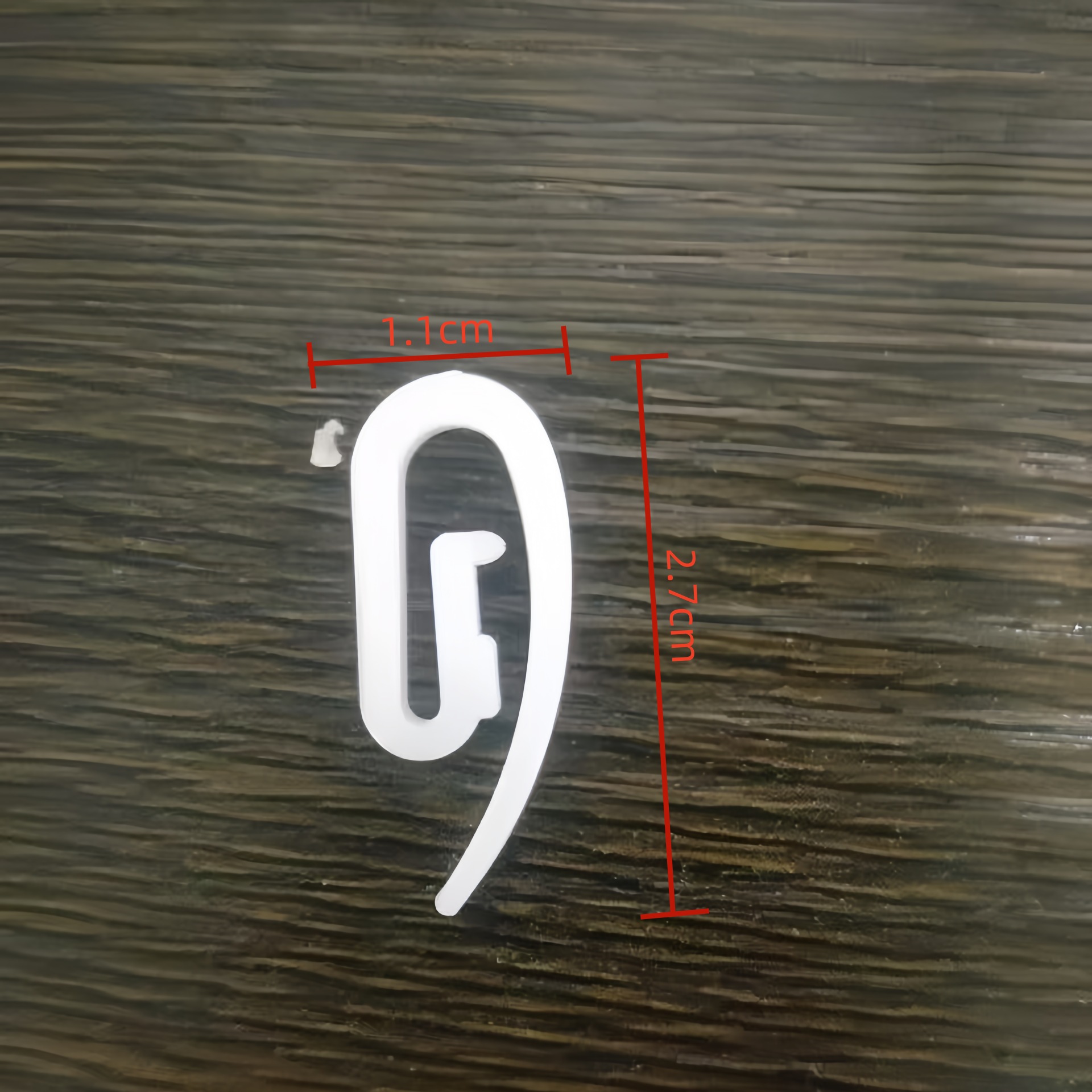 Source Manufacturer Curtain Plastic Small S Hooks Anti-Slip Bean Sprout Curtain Clips Hook Accessories S Hooks