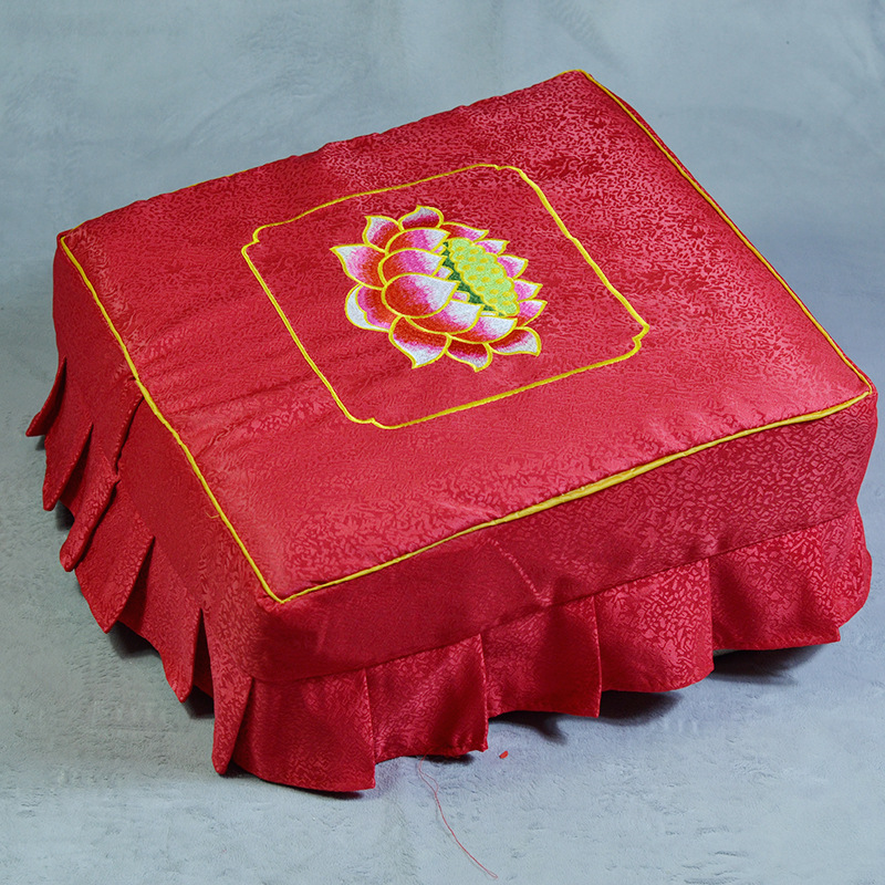 Worship Pad Set Worship Stool Set Temple Buddha Hall Worship Stool Set Futon Pad Set