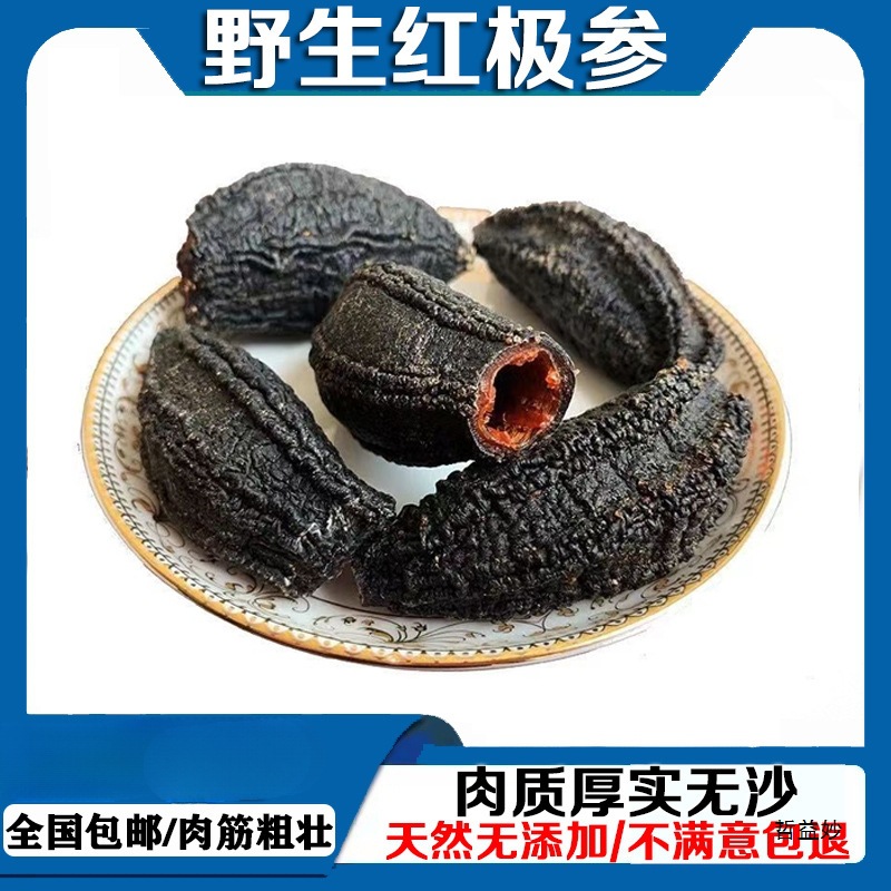 Дикий морской огурец 500 г, сушеные продукты, Канада, Исландия, цилиндр, арктический красный женьшень, не дааляньский, почтовые расходы