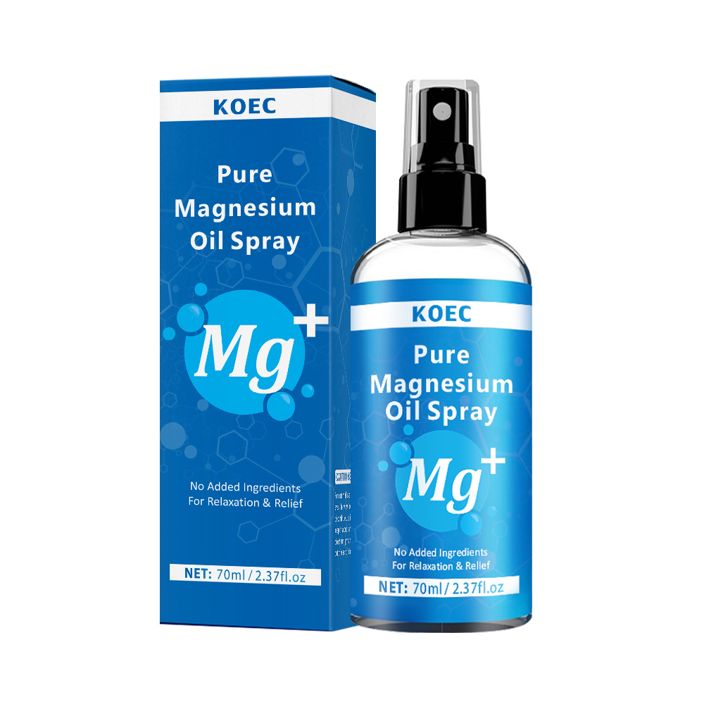 Koec Magnesium Oil Spray Muscle Soothing Pure Magnesium Body Spray Magnesium Oiil Spray Cross-Border Hot Model
