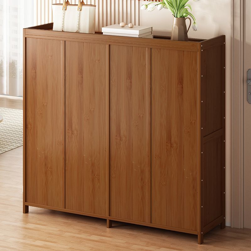 Entrance Shoe Cabinet for Home Indoor Large-Capacity Storage Artifact Clearance Multi-Layer Bamboo Dust-Proof Shoe Cabinet Outside the Corridor