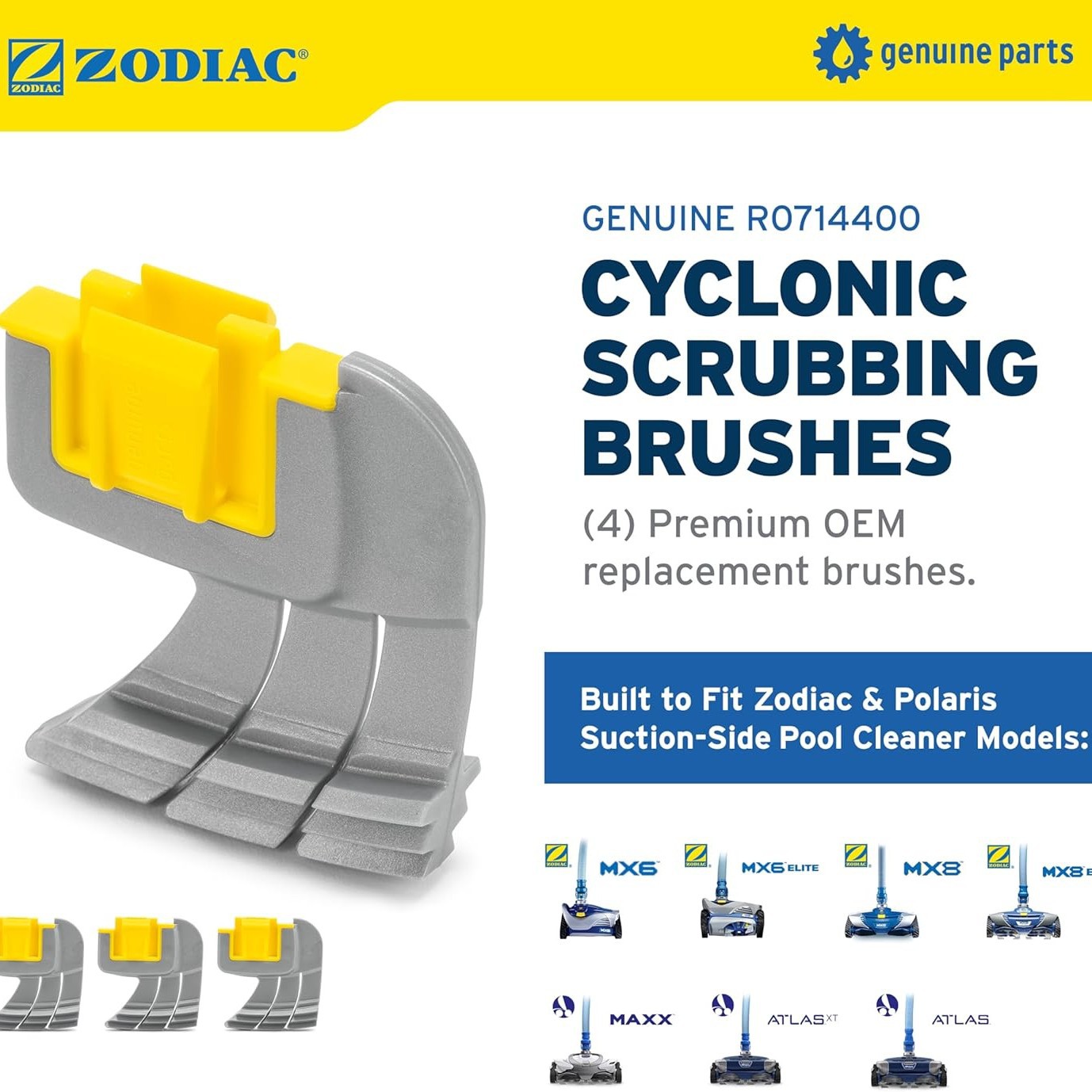 Zodiac MX8 Mx6 Cyclone Cleaning Brush R0714400 Swimming Pool Robot Scrubbing Brush Cyclone Brush