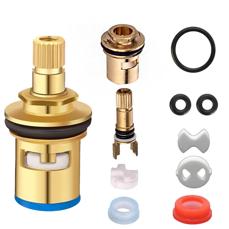 Аксессуары для сердечника крана из меди, керамическая пластина, силиконовая прокладка, быстрое открытие углового клапана