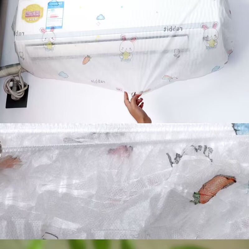 Air Conditioning Fan Protective Cover Wall-Mounted Environmentally Friendly All-Inclusive Dust-Proof Water-Proof Dust-Proof Fan Air-Conditioning Cover Air-Conditioning Dust-Proof Cover