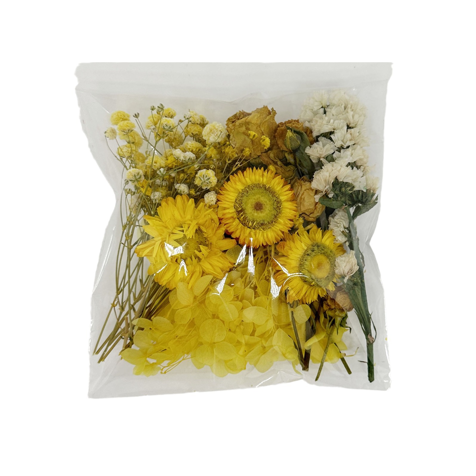[Bagged Flowers] Forever Flowers Dried Flowers Handmade DIY Photo Frame Forever Flowers Group Fan Group Building Activities Dried Flowers Gel Drops