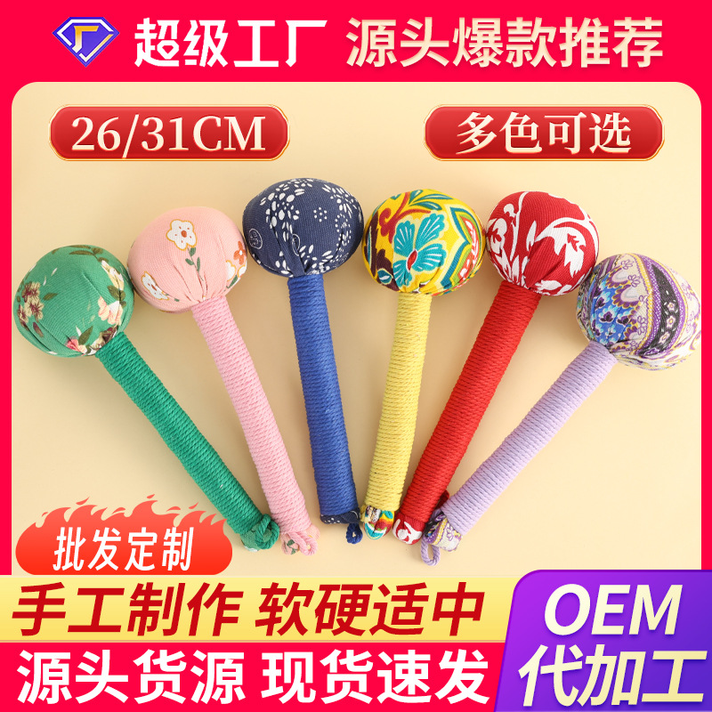 Оптовая массажная молоток из полыни здоровье молоток для меридианов DIY молоток из полыни