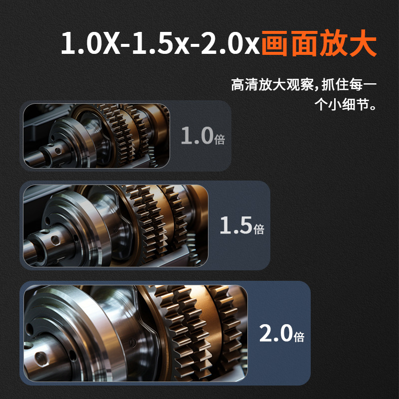 Pipeline Endoscope Hd Camera Industrial Sewer Pipe Unblocking Inspection Auto Repair Engine Visual Probe