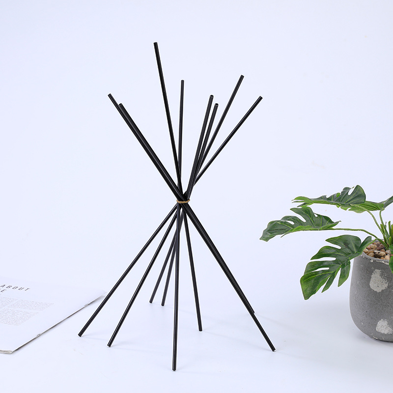 Cross-border toy cat stick accessories pipe PP plastic support rod hard plastic pipe hollow black rod pet supplies accessories