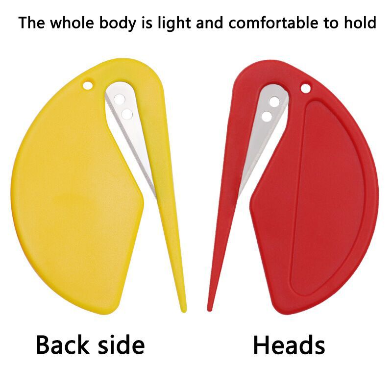 Plastic Mini Letter Opening Knife Envelope Opening Knife Paper Cutting Art Knife Rope Cutting Knife Cutting Rubber Strap Wire Blade