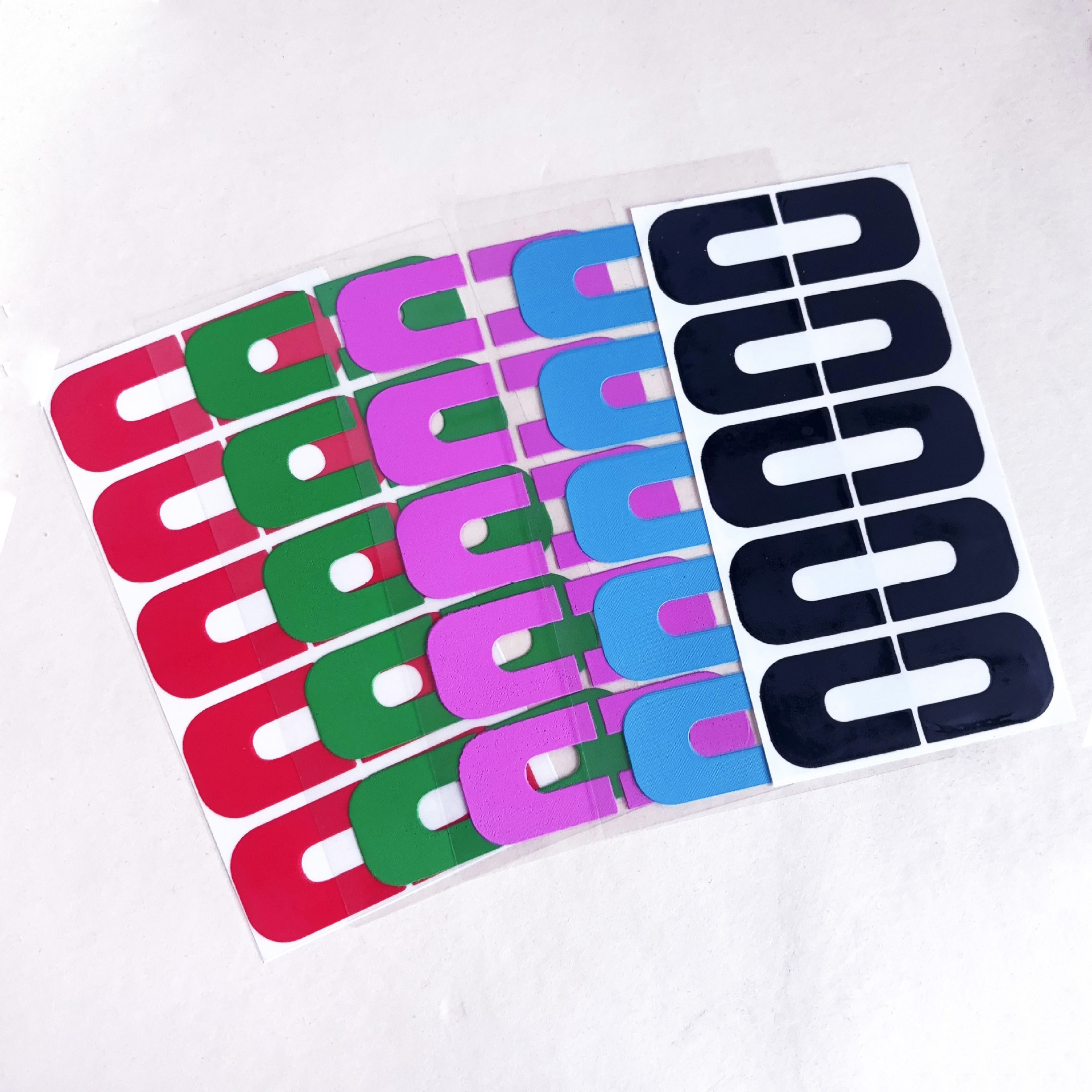 Nail polish anti-overflow stickers anti-nail polish overflow nail U-shaped stickers anti-overflow glue nail stickers wholesale