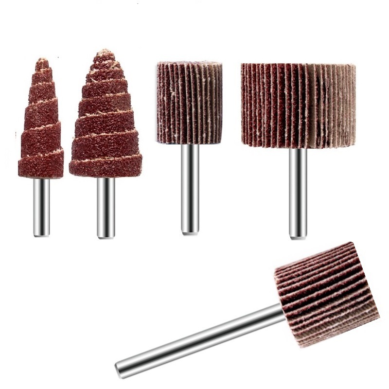 Impeller with Handle, Louver Wheel, Grinding Head, Abrasive Cloth Wheel, Polishing and Grinding Straight Grinder, Internal Grinder, Electric Grinding Paper, Abrasive Cloth Grinding Head