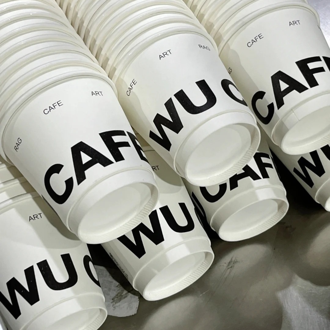 Коммерческая двойная бумажная чашка для молочного чая, 90 калибра, 330 мл, кастомизированный логотип