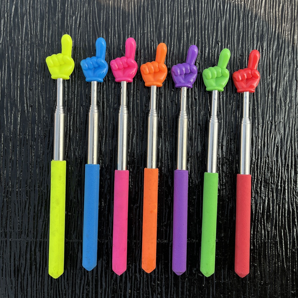 Retractable finger reading stick finger stick children's reading and reading retractable pointer baton teaching stick retractable small finger stick
