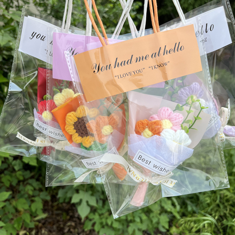 New Mini Mini Wool Flower Eternal Flower Simulation Fake Flower Small Flower Bundle Women's Day Birthday Gift