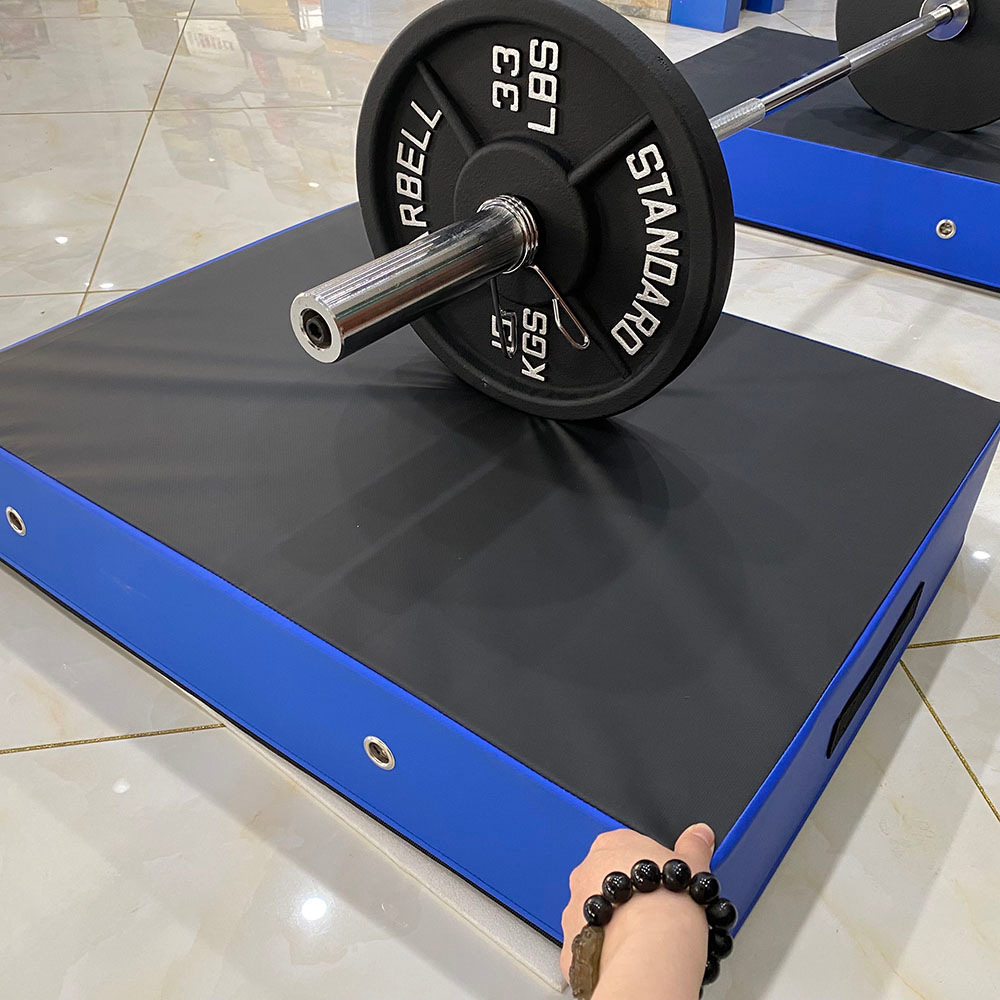 Barbell Shock Pad Cushion Hard Pull Shock Pad Gym Shock Pad Noise Reduction Weightlifting Mat