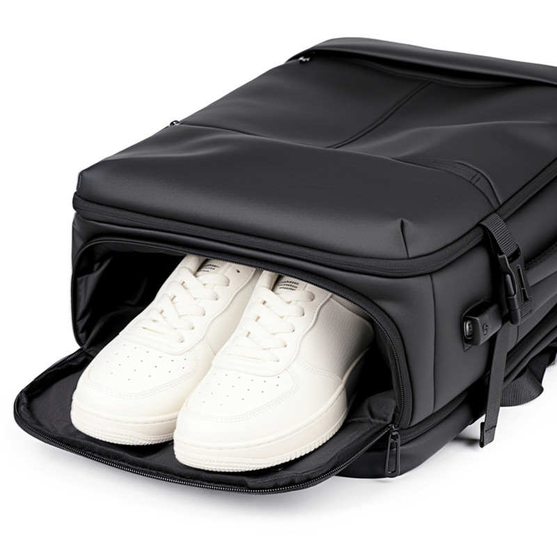 Business Backpack for Male College Students, Expanded Travel Backpack, Business Trip and Commuting Storage Backpack, Multi-Functional Anti-Theft Computer Bag