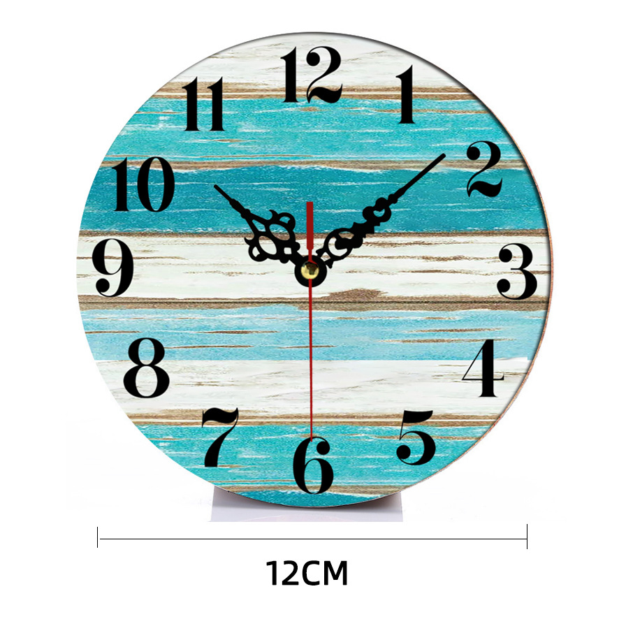 Cross-Border Hot Selling European Retro Small Clock Home Bedroom Fashion Creative Silent Small Clock Gift Wholesale Clock