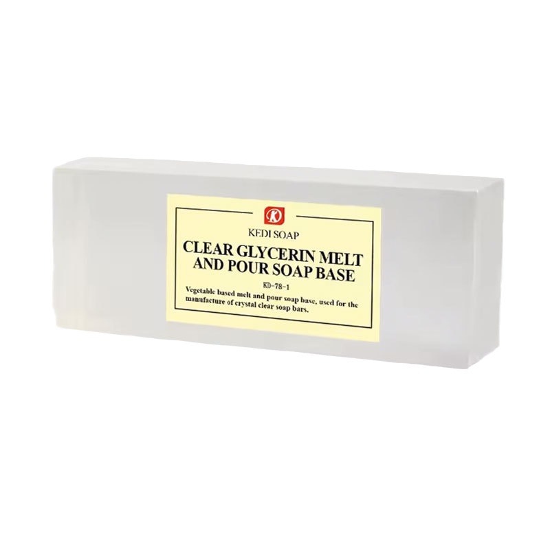 Factory Direct Sales of Plant Essential Oil Soap Base 1kg Packs of Transparent Soap Base Making Essential Oil Soap Raw Materials Semi-Finished Products