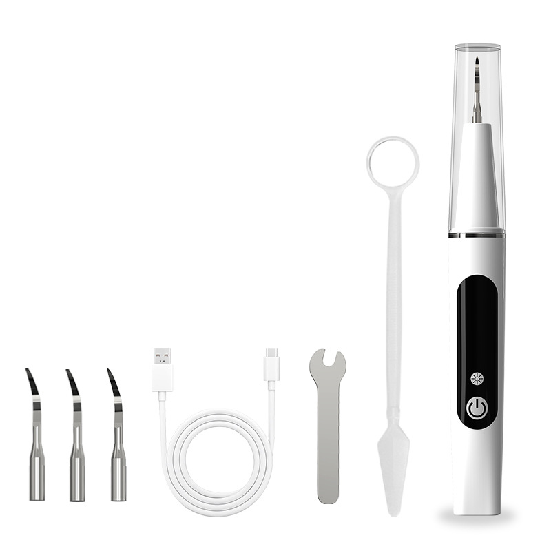 5-Speed Ultrasonic Electric Tooth Cleaner, Calculus Remover, Smoke Stain Household Tartar Cleaning Rinser, Tooth Cleaner