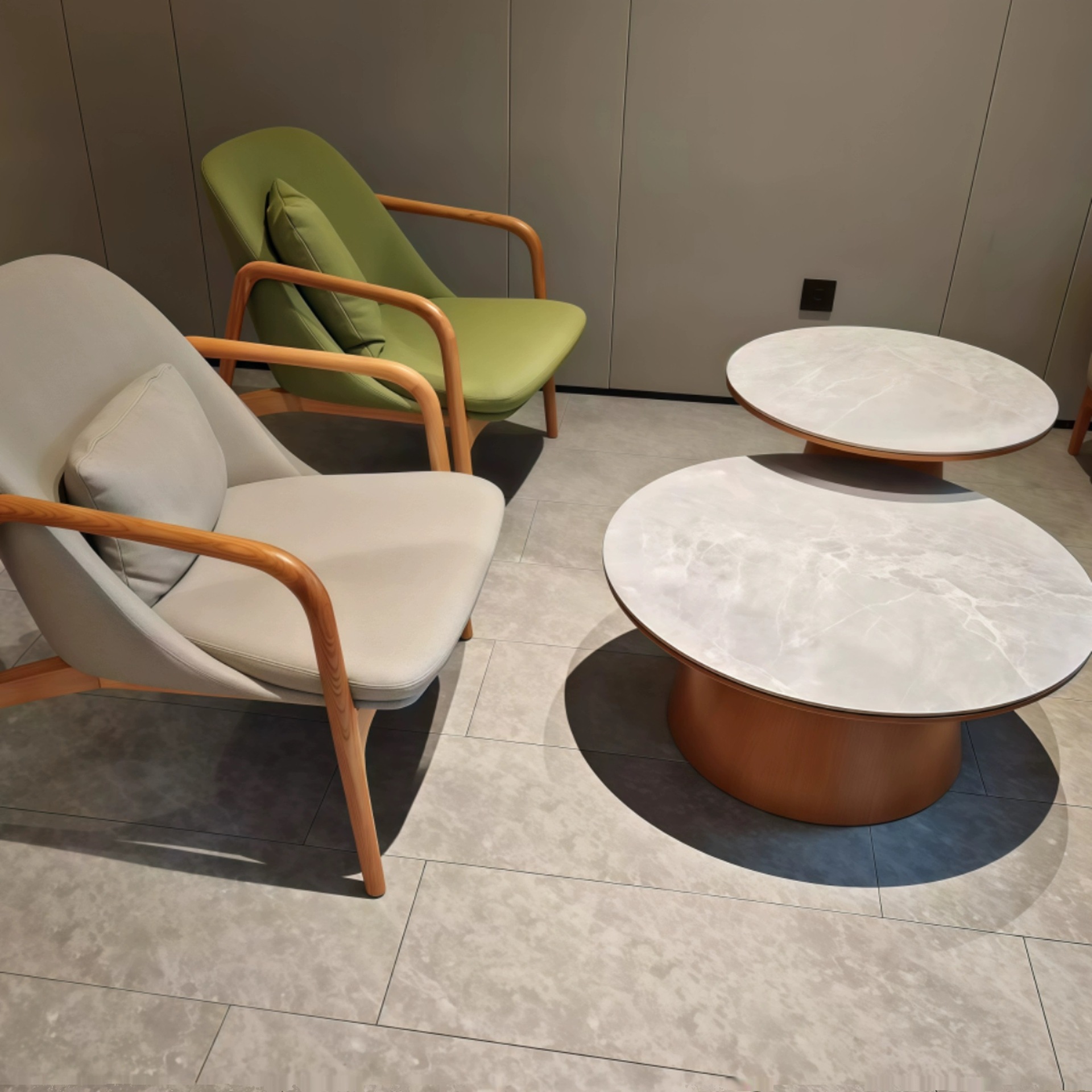 Nordic Leisure Chair Guest Room Single Chair Lobby Reception Sofa Chair All-Season Chain Hotel Same Style Sofa Coffee Table