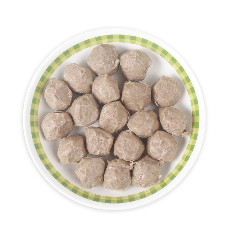 Wanzhuang beef tendon pills Chaoshan flavor hot pot boiled soup beef balls Guandong cooked string restaurant frozen Ingredients 500g