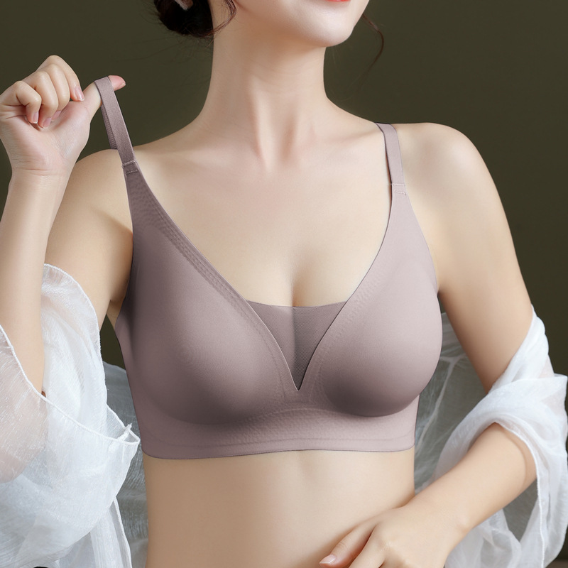 Бесшовное нижнее белье для женщин, сексуальный бюстгальтер