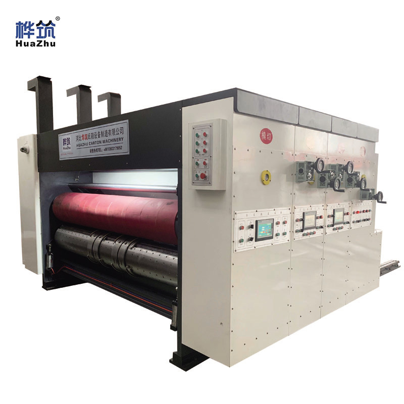 Fully Automatic Paper Box Printing Machine with Automatic Paper Feeding, Inkjet Dual-Color Slotting and Die-Cutting Machine, Multi-Station Manufacturing Machine