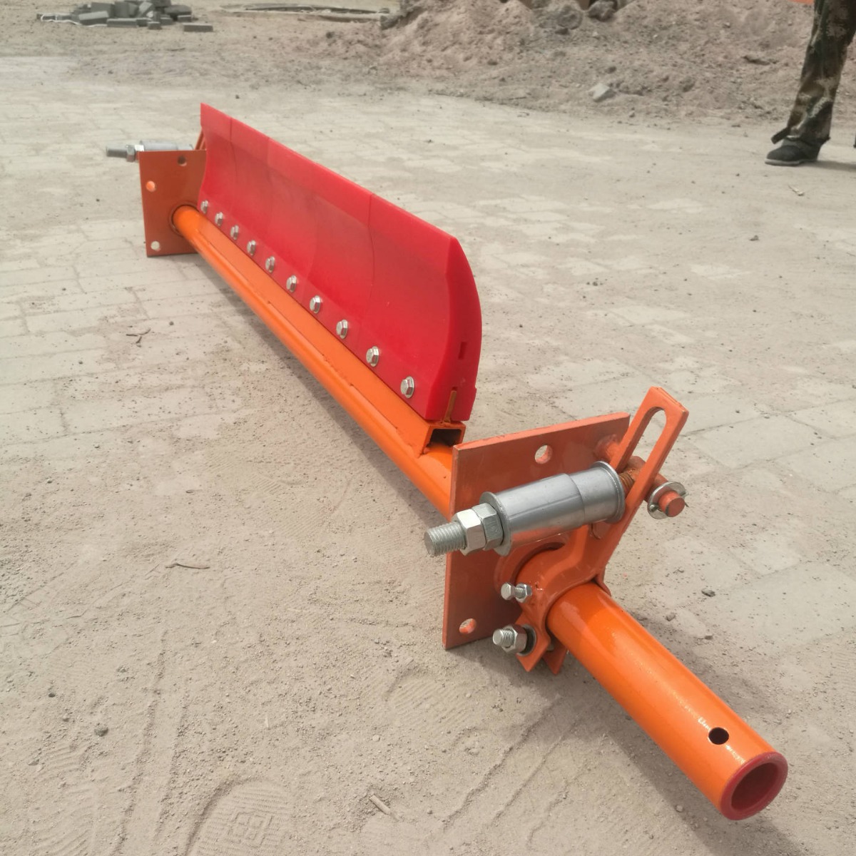 H-type sweeper empty section alloy sweeper polyurethane sweeper belt conveyor scraper scraper plough unloader
