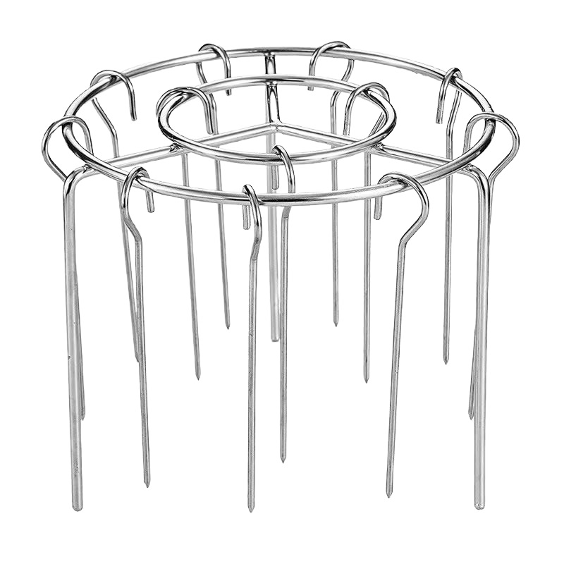 Air Fryer Barbecue Grill suit Food Grade Stainless Steel Round Barbecue Grill Barbecue Grill Special Sign Rack for Hanging String