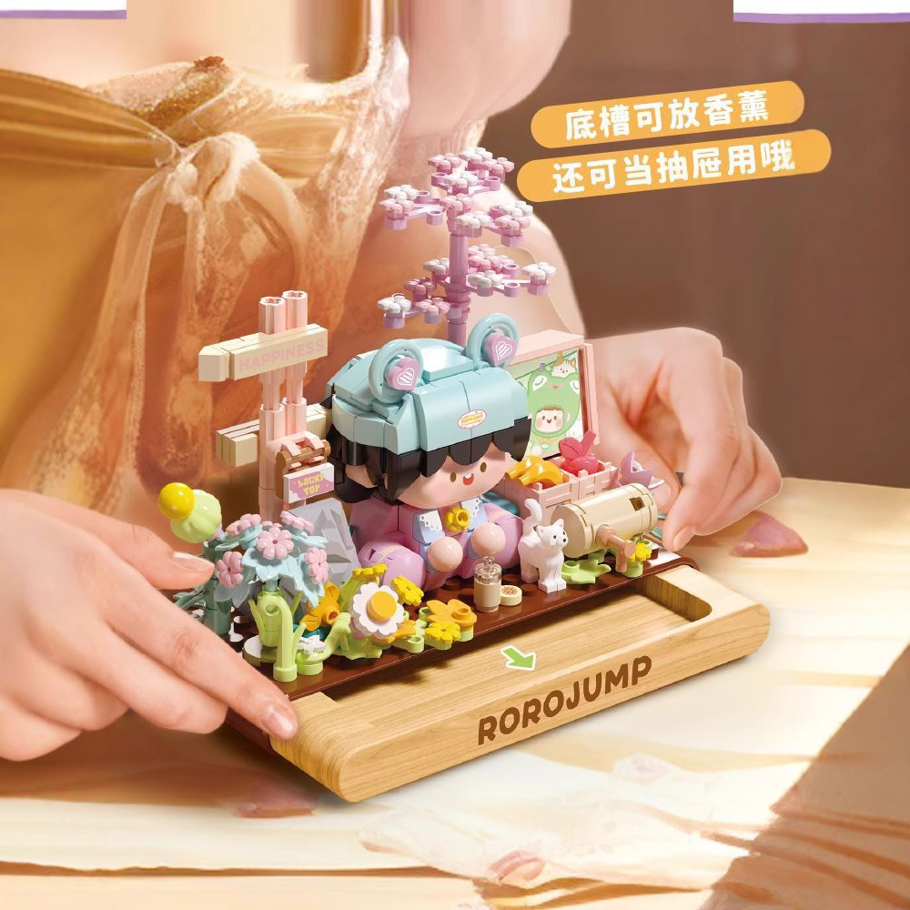 Серия ароматерапевтических автомобилей строительные блоки игрушки для девочек