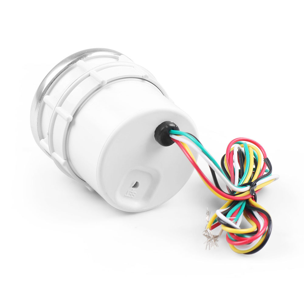 Car Modified Sunglasses Hydraulic Gauge 52mm 2inch Mechanical White Light Car Instrument 0~100 Psi 12V