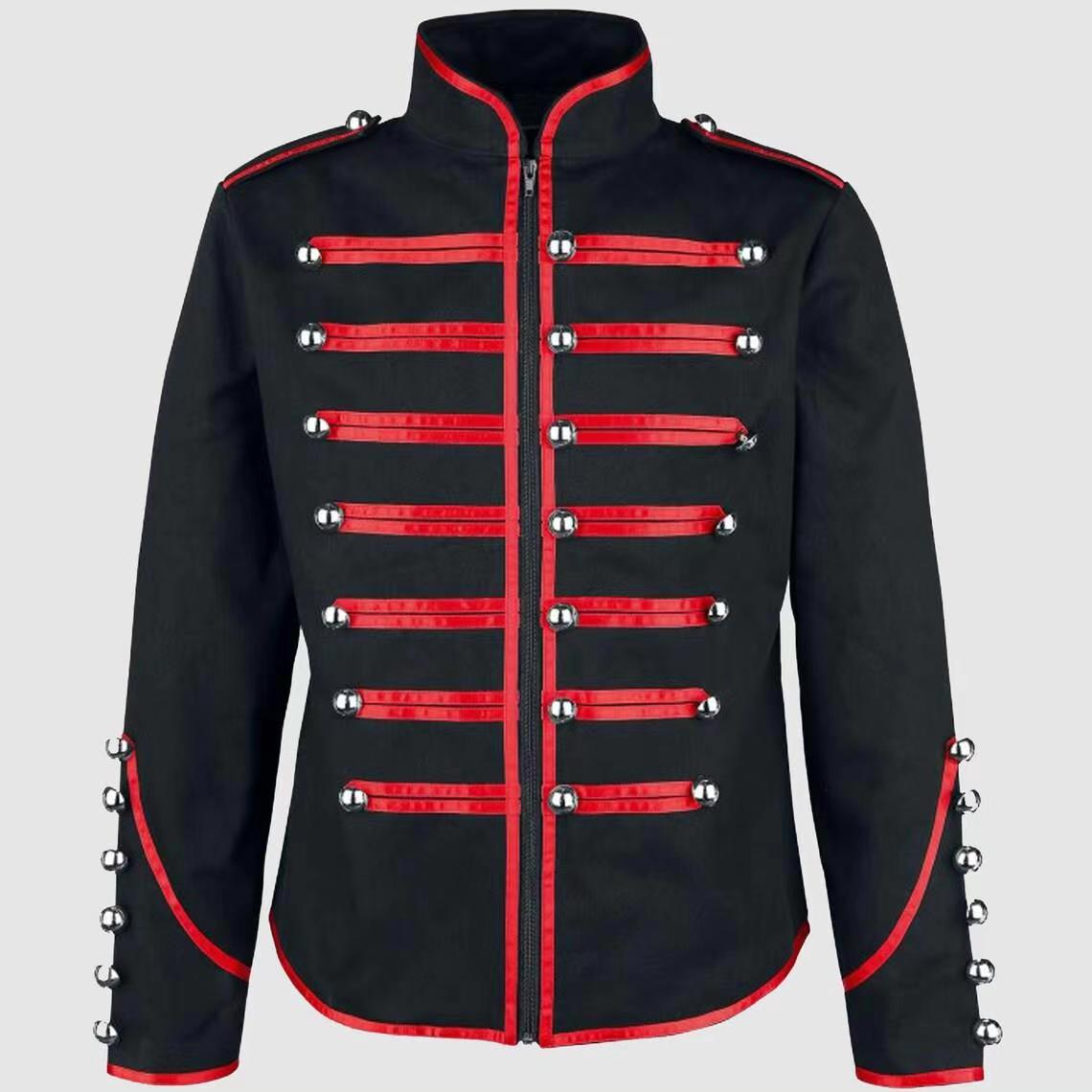 2023 Cross-Border New Product Amazon Wish Independent Station Popular Medieval Gothic Men's Jacket Steampunk