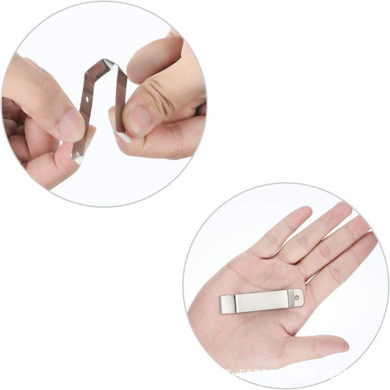 Garage Door Remote Control Back Clip Car Sun Visor Transmitter Clip Hook Three-Hole Clip Remote Control Holder