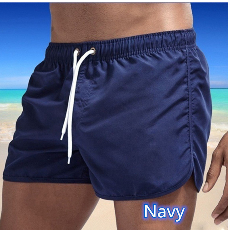 2025 New Breathable Fitness Men's Fashion Sports Shorts Running Quick-Drying Pants Summer Thin Training Beach Pants